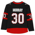 O.Senators #30 Matt Murray Supporters Authentic Autographed Breakaway Jersey Black Stitched American Hockey Jerseys