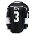 LA.Kings #3 Matt Roy Supporters Branded Home Breakaway Player Jersey  Black Stitched American Hockey Jerseys
