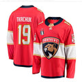 F.Panthers #19 Matthew Tkachuk Supporters Branded 2023 Stanley Cup Final Home Breakaway Player Jersey - Red Stitched American Hockey Jerseys