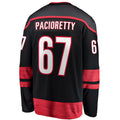 C.Hurricanes #67 Max Pacioretty Supporters Branded Home Breakaway Player Jersey Black Stitched American Hockey Jerseys