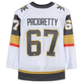 V.Golden Knights #67 Max Pacioretty Supporters Authentic Autographed White Authentic Jersey Hockey Jerseys