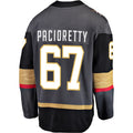 V.Golden Knights #67 Max Pacioretty Supporters Branded Alternate Breakaway Player Jersey  Black Gray Hockey Jerseys