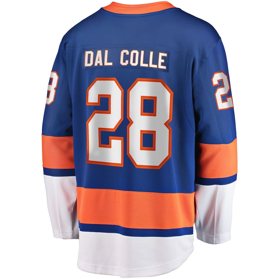 NY.Islanders #28 Michael Dal Colle Supporters Branded Replica Player Jersey Royal Stitched American Hockey Jerseys