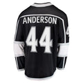 LA.Kings #44 Mikey Anderson Supporters Branded Home Breakaway Player Jersey Black Stitched American Hockey Jerseys