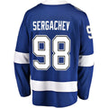 TB.Lightning #98 Mikhail Sergachev Supporters Branded Home Breakaway Player Jersey Blue Stitched American Hockey Jerseys