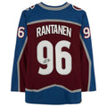 C.Avalanche #96 Mikko Rantanen Supporters Authentic Autographed Jersey Burgundy Stitched American Hockey Jerseys
