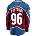 C.Avalanche #96 Mikko Rantanen Supporters Branded Home Premier Breakaway Player Jersey  Burgundy Stitched American Hockey Jerseys