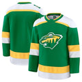 M.Wild Supporters Alternate Premium Jersey - Green Stitched American Hockey Jerseys
