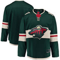 M.Wild Supporters Branded Breakaway Home Jersey Green Stitched American Hockey Jerseys