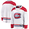 M.Canadiens Supporters Branded Breakaway Away Jersey White Stitched American Hockey Jerseys