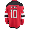 NJ.Devils #10 Daniel Sprong Fanatics Home Breakaway Jersey - Red Stitched American Hockey Jerseys