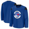 NY.Rangers Supporters Team Practice Jersey - Blue Stitched American Hockey Jerseys