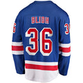NY.Rangers #36 Anton Blidh Supporters Home Breakaway Jersey - Blue Stitched American Hockey Jerseys