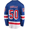 NY.Rangers #50 Will Cuylle Supporters Home Premier Breakaway Player Jersey - Blue Stitched American Hockey Jerseys