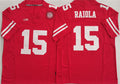 N.Cornhuskers #15 Dylan Raiola Red F.U.S.E. With Patch Vapor Limited Stitched Football American College Jerseys