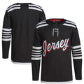 NJ.Devils 2021-22 Alternate Primegreen Authentic Pro Jersey  Black Stitched American Hockey Jerseys
