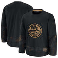 NY.Islanders Supporters 2024 Military Appreciation Practice Jersey - Black Stitched American Hockey Jerseys