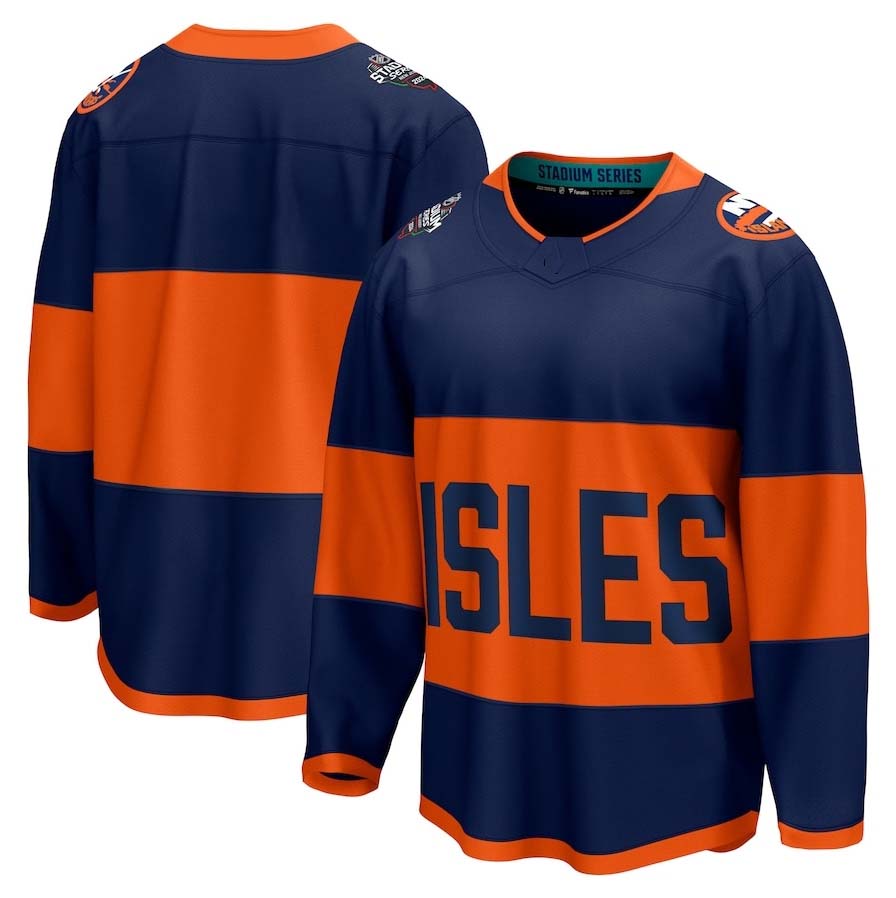 NY.Islanders Supporters 2024 Stadium Series Breakaway Jersey ¨C Navy Stitched American Hockey Jerseys