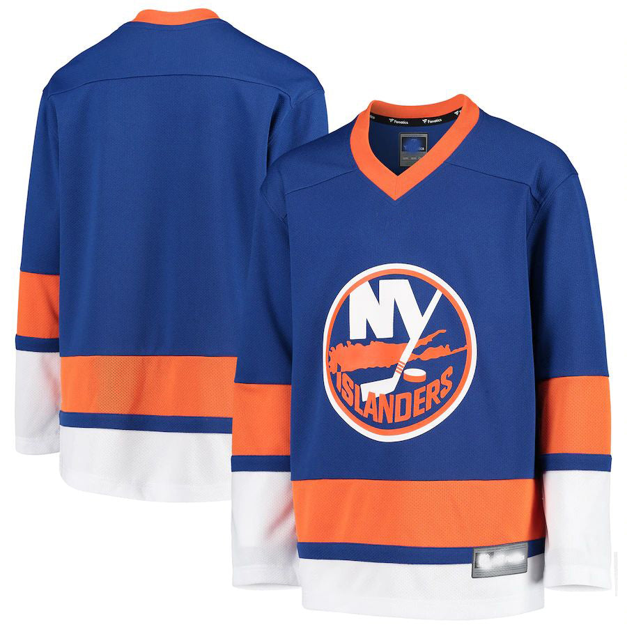 NY.Islanders Supporters Branded Home Replica Blue Jersey Stitched American Hockey Jerseys