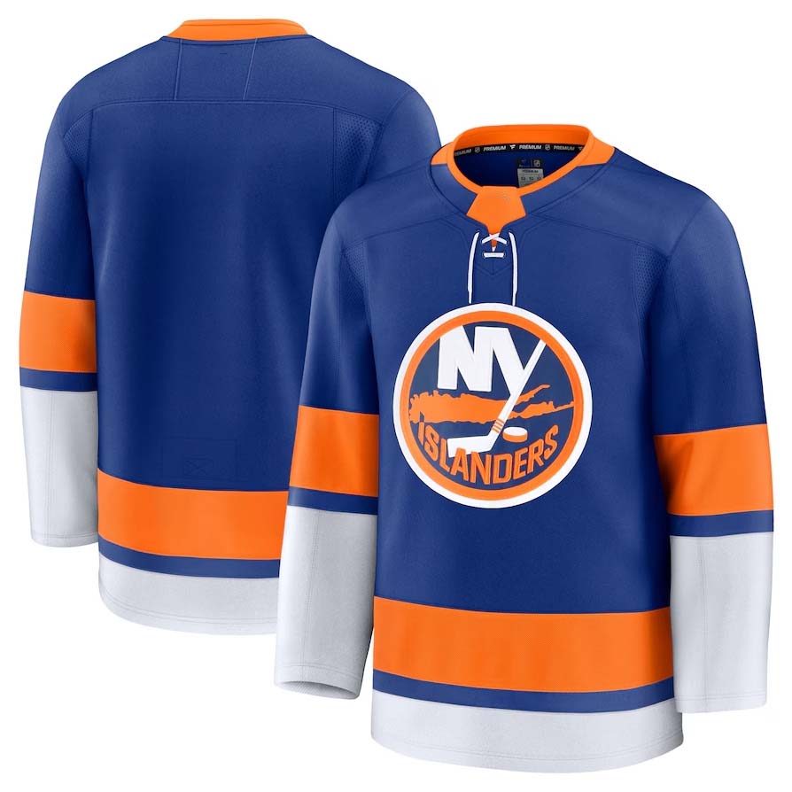 NY.Islanders Supporters Home Premium Jersey - Royal Stitched American Hockey Jerseys