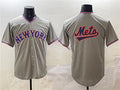 New York Mets Blank Gray 2025 Limited Stitched Baseball Jersey