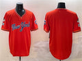 New York Mets Blank Orange 2025 Spring Training Stitched Baseball Jersey