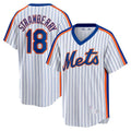 New York Mets #18 Darryl Strawberry White Home Cooperstown Collection Player Jersey Baseball Jerseys