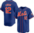 New York Mets #12 Francisco Lindor Royal 2024 Alternate Limited Stitched Baseball Jersey