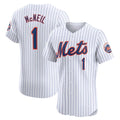New York Mets #1 Jeff McNeil Home Elite Player Jersey - White Stitched Baseball Jersey