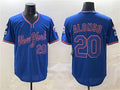 New York Mets #20 Pete Alonso Royal 2025 Spring Training Stitched Baseball Jersey
