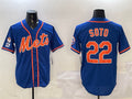 New York Mets #22 Juan Soto Royal 2025 Spring Training Alternate Limited Stitched Baseball Jersey