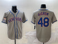 New York Mets #48 Jacob DeGrom Grey 2025 Spring Training Cool Base Stitched Baseball Jersey