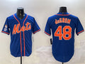 New York Mets #48 Jacob DeGrom Royal 2025 Spring Training Cool Base Stitched Baseball Jersey