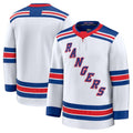 NY.Rangers Supporters Away Premium Jersey - White Stitched American Hockey Jerseys