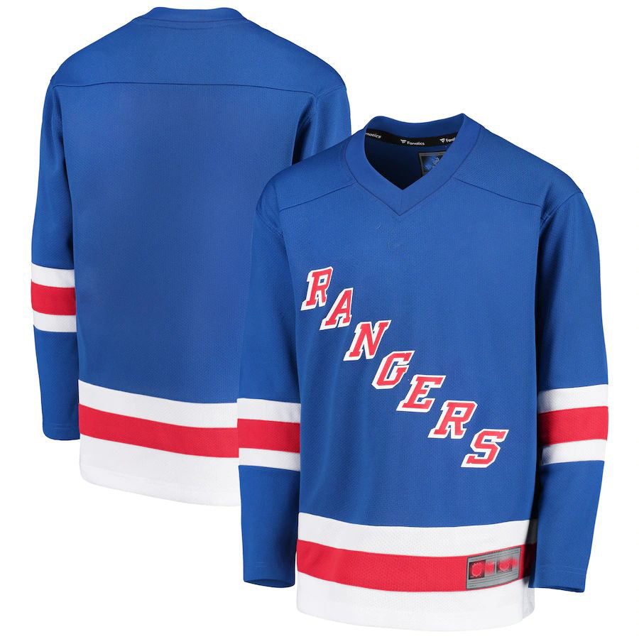 NY.Rangers Supporters Branded Home Replica Blank Jersey Royal Stitched American Hockey Jerseys