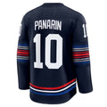 NY.Rangers #10 Artemi Panarin Supporters Alternate Premium Jersey - Navy Stitched American Hockey Jerseys