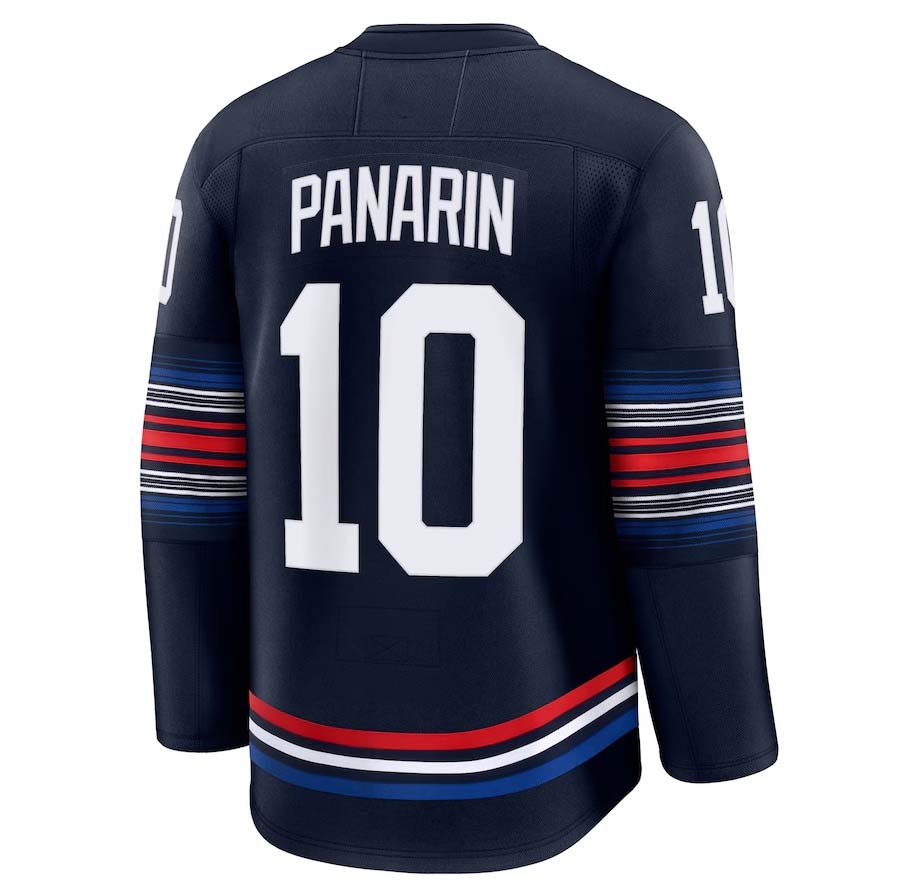 NY.Rangers #10 Artemi Panarin Supporters Alternate Premium Jersey - Navy Stitched American Hockey Jerseys
