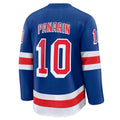 NY.Rangers #10 Artemi Panarin Supporters Home Premium Jersey - Blue Stitched American Hockey Jerseys