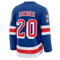 NY.Rangers #20 Chris Kreider Supporters Home Premium Jersey - Blue Stitched American Hockey Jerseys