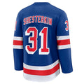 NY.Rangers #31 Igor Shesterkin Supporters Alternate Premium Jersey - Blue Stitched American Hockey Jerseys