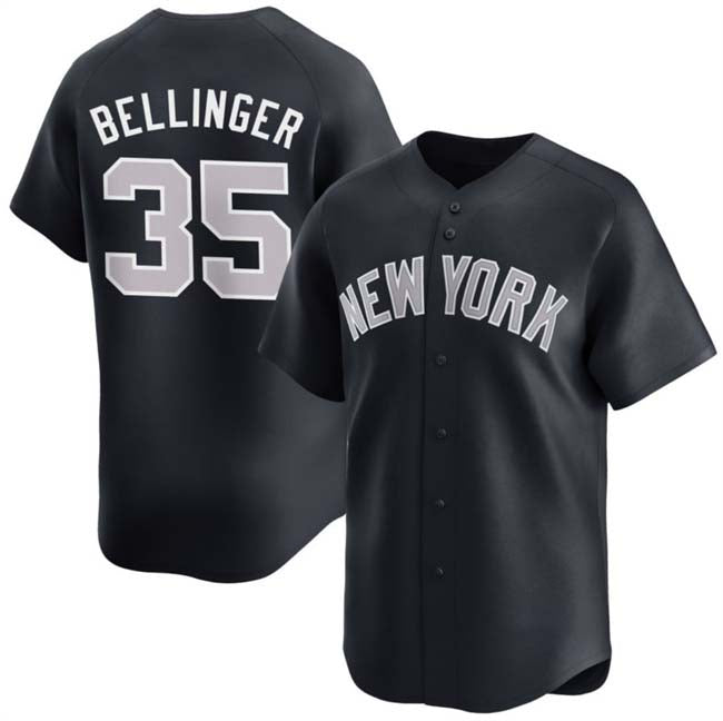 New York Yankees #35 Cody Bellinger Navy 2024 Alternate Limited Stitched Baseball Jersey