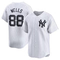 New York Yankees #88 Austin Wells Home Limited Player Jersey - White Stitched Baseball Jersey