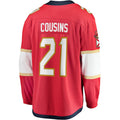 F.Panthers #21 Nick Cousins Supporters Branded Home Breakaway Player Jersey Red Stitched American Hockey Jerseys