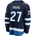 W.Jets #27 Nikolaj Ehlers Supporters Branded Breakaway Replica Jersey Navy Stitched American Hockey Jerseys