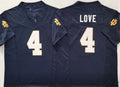 N.Dame Fighting Irish #4 Jeremiyah Love Navy 2024 F.U.S.E. Limited Stitched Football  American College Jerseys