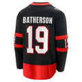 O.Senators #19 Drake Batherson Supporters Home Breakaway Jersey - Black Stitched American Hockey Jerseys