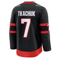 O.Senators #7 Brady Tkachuk Supporters Home Premium Jersey - Black Stitched American Hockey Jerseys