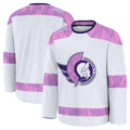O.Senators Supporters 2024 Hockey Fights Cancer Practice Jersey - White Stitched American Hockey Jerseys