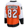P.Flyers #82 Ivan Fedotov Fanatics Home Premier Breakaway Player Jersey - Orange Stitched American Hockey Jerseys