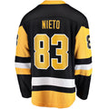 P.Penguins #83 Matt Nieto Fanatics Home Breakaway Jersey - Black Stitched American Hockey Jerseys